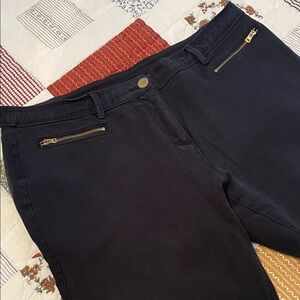 Chico's Black So Slimming Ponte Ankle Pants